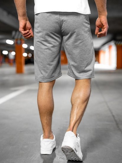 Pantalón corto deportivo para hombre color gris Bolf JX505