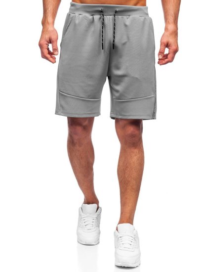 Pantalón corto deportivo para hombre color gris Bolf KS2601