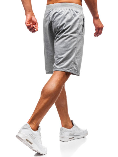 Pantalón corto deportivo para hombre gris Bolf DK01