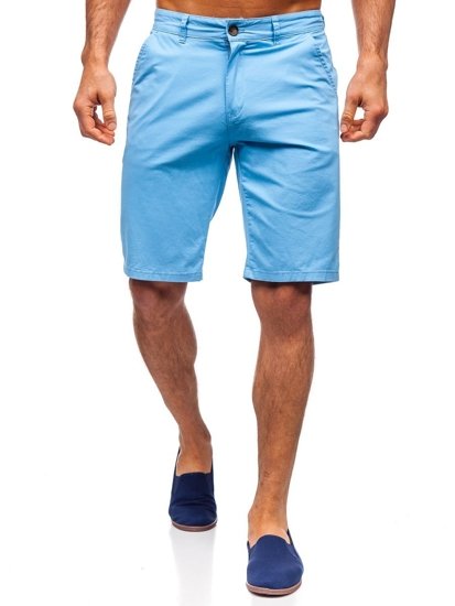 Pantalón corto para hombre color azul celeste Bolf 1140