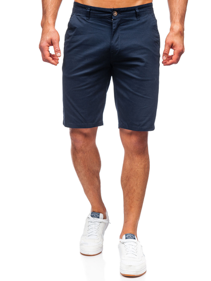 Pantalón corto para hombre color azul oscuro Bolf 1140