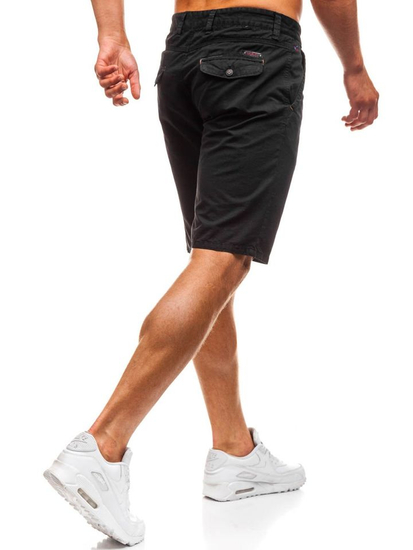 Pantalón corto para hombre negro Bolf 3041