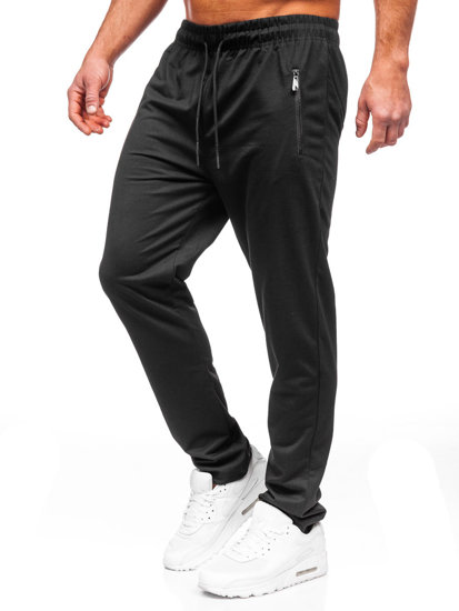 Pantalón de chándal para hombre negro Bolf JX6115
