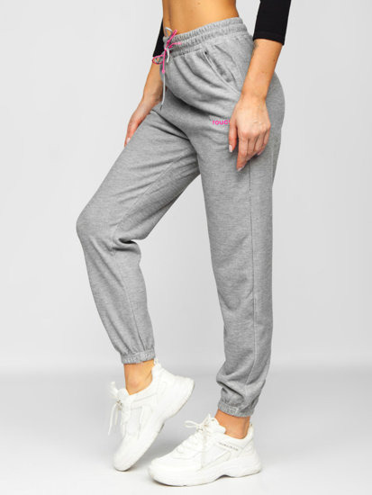 Pantalón de chándal para mujer gris Bolf AF317NM
