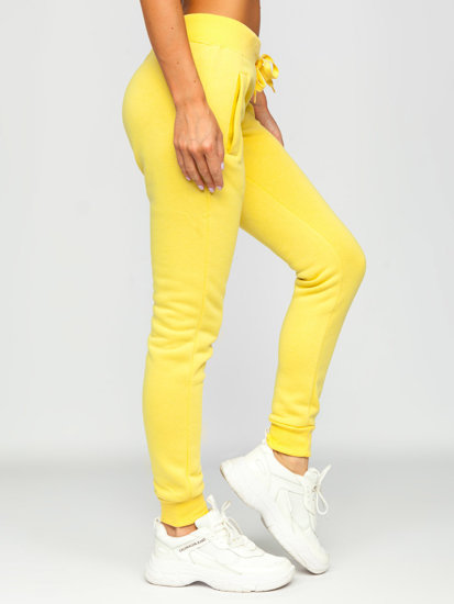 Pantalón deportivo para mujer color amarillo Bolf CK-01-33