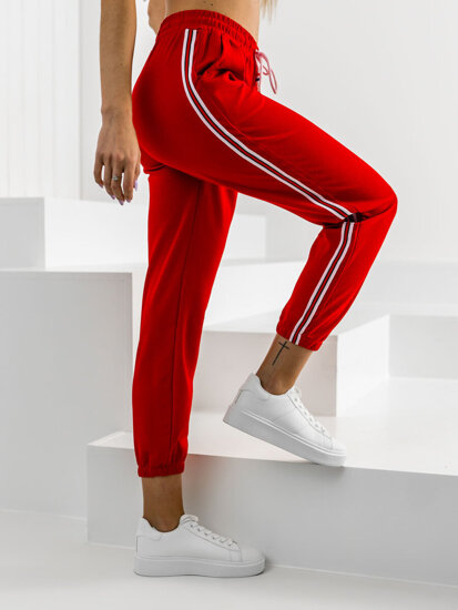 Pantalón deportivo para mujer rojo Bolf YW01020A