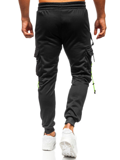 Pantalón jogger de combate para hombre negro Bolf HS7047
