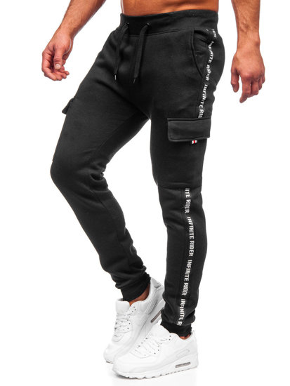 Pantalón jogger de combate para hombre negro Bolf JX8715