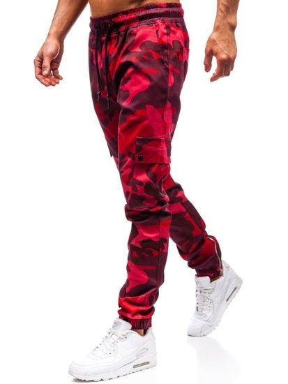 Pantalón jogger para hombre rojo Bolf 0858