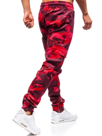 Pantalón jogger para hombre rojo Bolf 0858