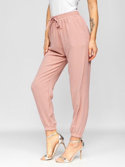 Pantalón jogger para mujer rosa Bolf W5071