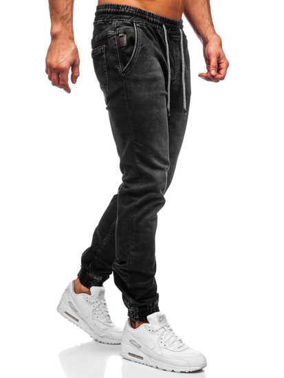 Pantalón jogger vaquero para hombre color negro Bolf KA2192