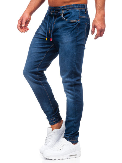 Pantalón vaquero jogger para hombre azul oscuro Bolf R85134W1