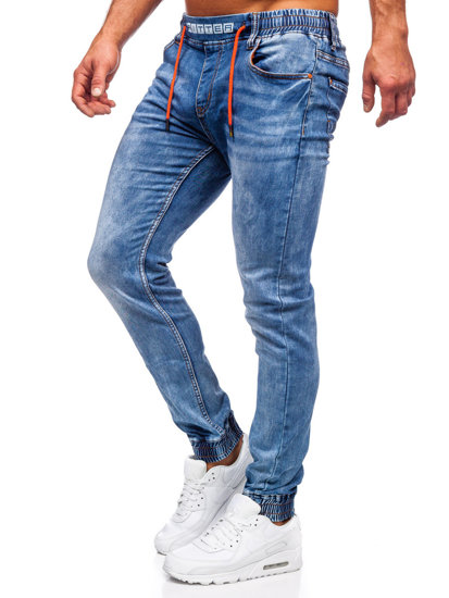 Pantalón vaquero jogger para hombre azul oscuro Bolf RT50162S0