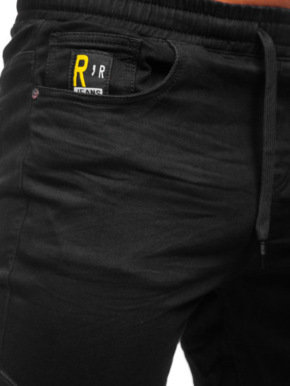Pantalón vaquero jogger para hombre negro Bolf R31107W1