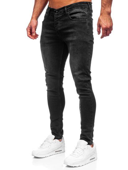 Pantalón vaquero skinny fit para hombre negro Bolf R923