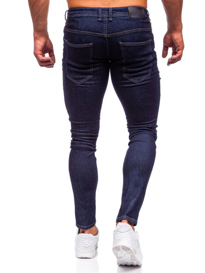 Pantalón vaquero slim fit para hombre azul oscuro Bolf MP003BS