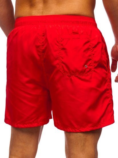 Shorts de baño para hombre color rojo Bolf YW07002
