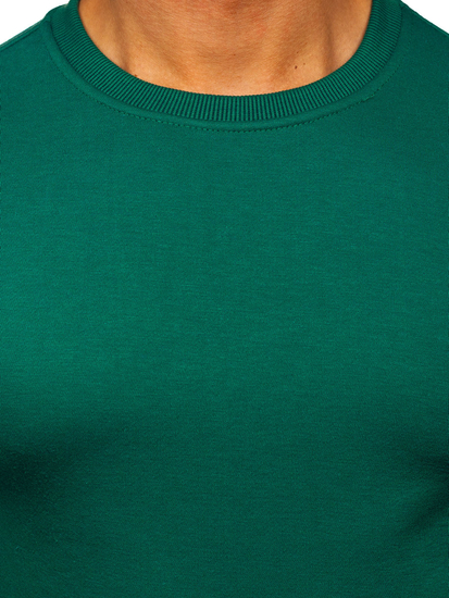 Sudadera sin capucha para hombre verde Bolf 2001