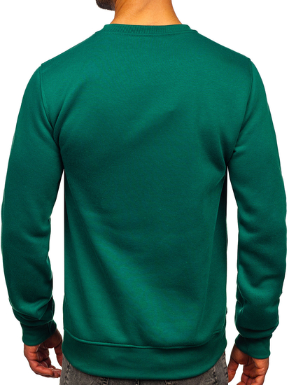 Sudadera sin capucha para hombre verde Bolf 2001