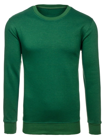 Sudadera sin capucha para hombre verde Bolf 2001