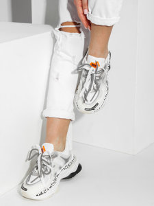Calzado deportivo tipo sneakers para mujer blanco Bolf BX1826