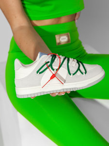 Calzado deportivo tipo sneakers para mujer verde Bolf SN1002