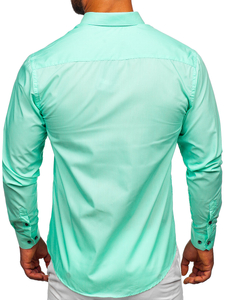 Camisa color verde menta online