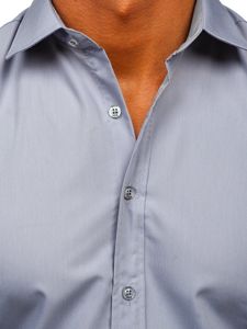 Camisa de manga corta para hombre celeste Bolf 17501