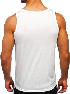 Camiseta de tirantes con estampado color blanco Denley HY810