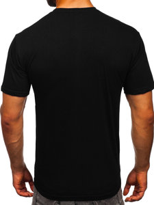 Camiseta estampada para hombre color negro Bolf KS2523T
