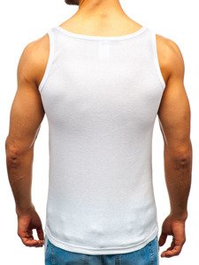 Camiseta lisa para hombre blanca 3 Pack Bolf C10049-3P