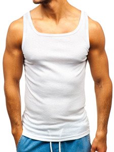 Camiseta lisa para hombre blanca Bolf C10049