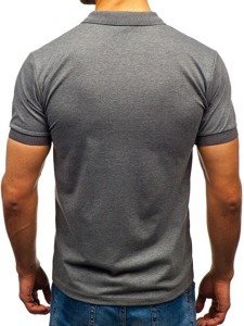 Camiseta polo para hombre antracita Bolf 171221