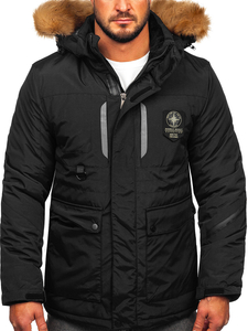 Chaqueta de invierno para hombre negra Bolf 1827