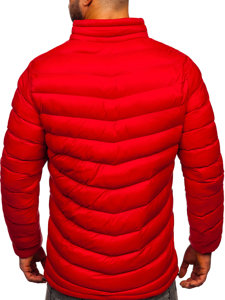 Chaqueta deportiva de invierno acolchada para hombre roja Bolf 1100