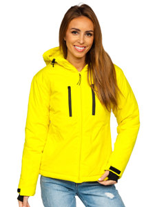 Chaqueta deportiva de invierno para mujer amarillo Bolf HH012