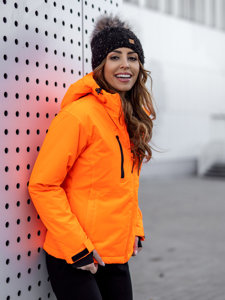 Chaqueta deportiva de invierno para mujer naranja Bolf HH012