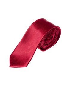Corbata elegante delgada para hombre burdeos Bolf K001