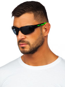 Gafas de sol color negro verde Bolf MIAMI10