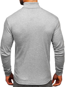 Jersey de cuello alto básico para hombre gris Bolf 145347-1