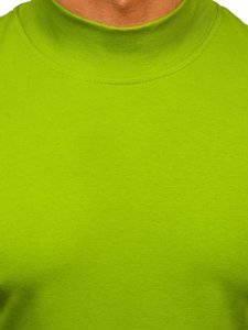 Jersey de cuello medio sin impresión verde claro Bolf 145348