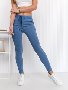 Leggings de vaquero para mujer azul Bolf S108