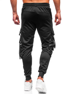 Pantalón cargo de chándal jogger para hombre negro Bolf HS7173