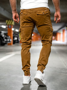Pantalón cargo jogger para hombre marrón Bolf R8702