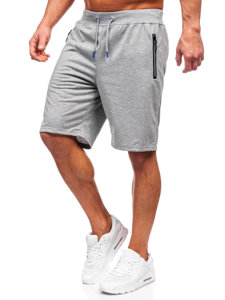 Pantalón corto de chándal para hombre gris Bolf 8K292