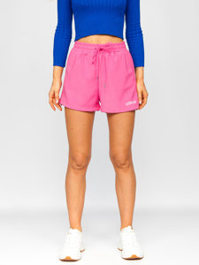 Pantalón corto de chándal para mujer rosa Bolf HA22A