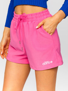 Pantalón corto de chándal para mujer rosa Bolf HA22A