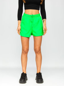 Pantalón corto de chándal para mujer verde Bolf H60A