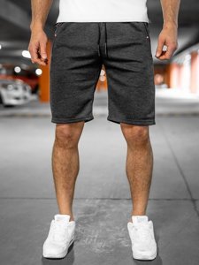 Pantalón corto deportivo para hombre color negro Bolf JX130